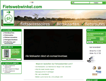 Tablet Screenshot of fietswebwinkel.com